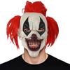 New scary Halloween red-haired clown mask, perfect for costume parties and performances