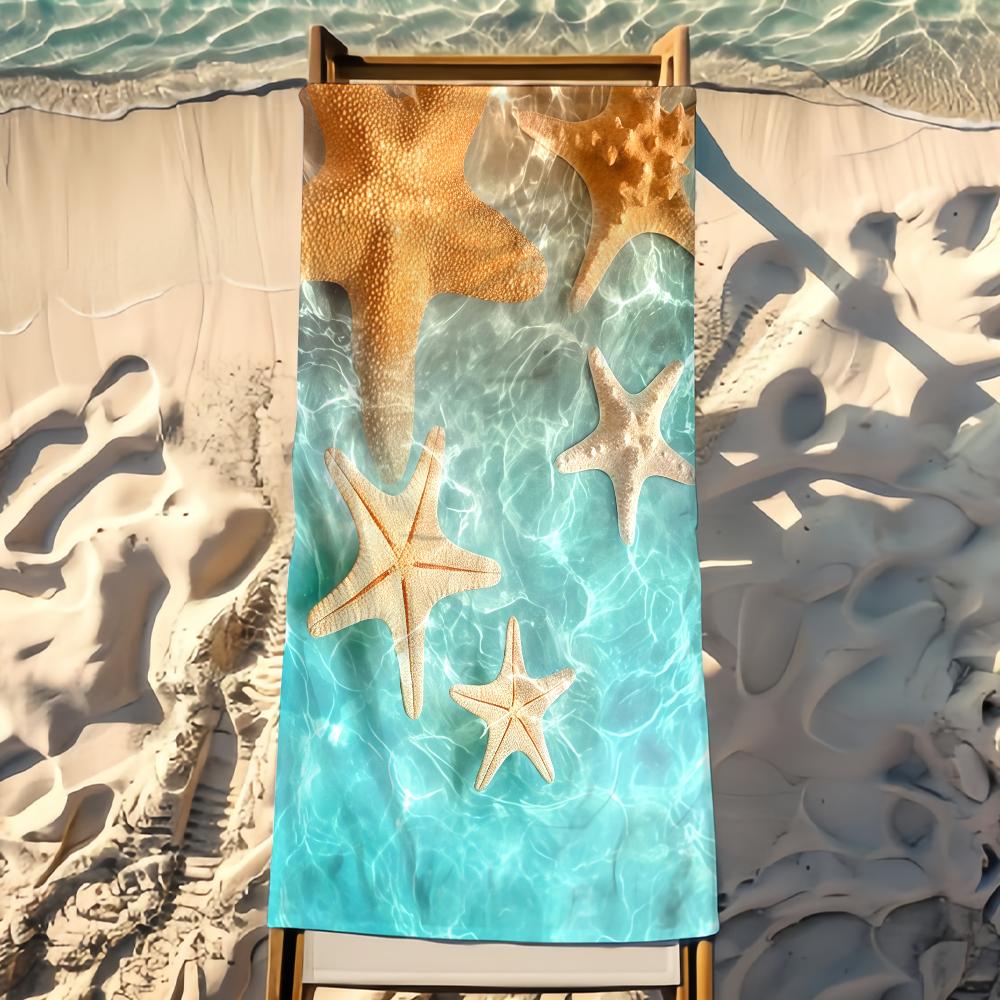 Starfish Towel Beach Towel Travel Lightweight Skin Friendly for Pool Beach Camping Cruise Summer