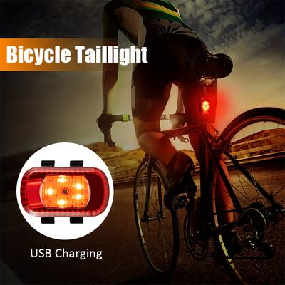 Bicycle Taillight High Light LED Bicycle Rear Light Road Mountain Bike Seatpost Lamp Night Riding Warning Lamp MTB Lantern