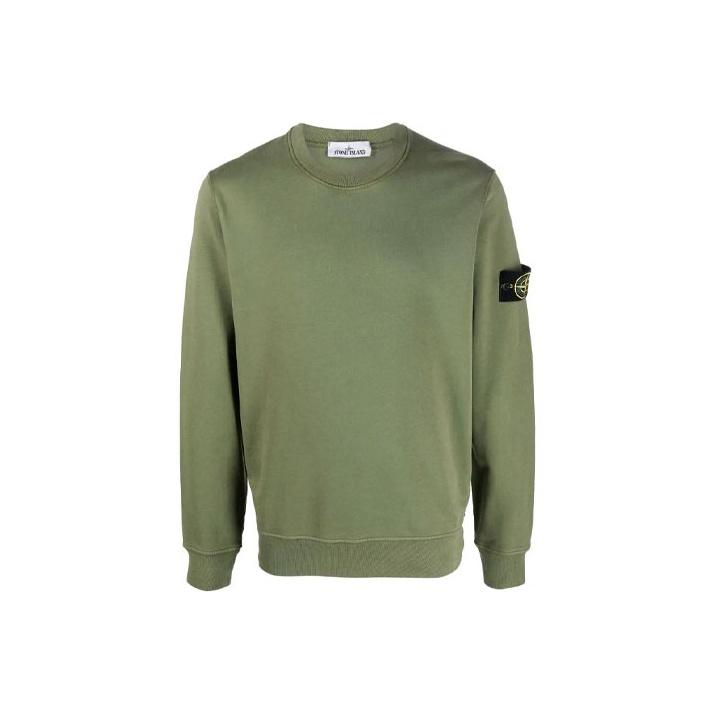 Stone Island Crewneck Sweatshirt Olive Men