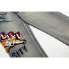 M15 Amiri Men's and Women's American Style Trendy Jeans with Fabric Patches, Holes, Embroidery, Casual and Fashionable High Street Pants