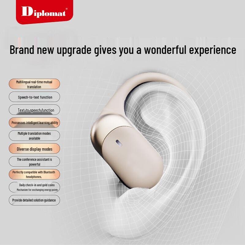 Diplomat H600 OWS AI Translation Sports Ear-hook Headset