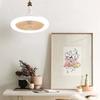 Fan Lamp Dining Room Living Room Bedroom Mute Ceiling Model Ceiling Fan Light Three Wind Speed Home