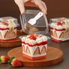 Baking Dessert Packaging Box with Spoon