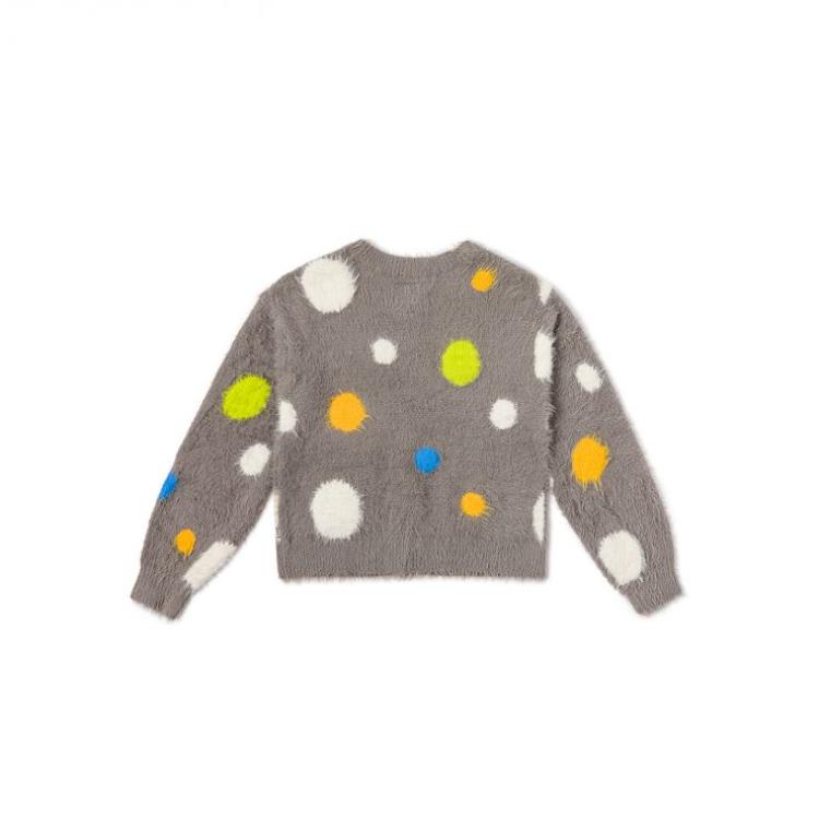 Vans Zhang Quan Snake Year Limited Edition Warm Comfortable Versatile Long Sleeve Knit Sweater Women Sweater Brown VN000P6RETT