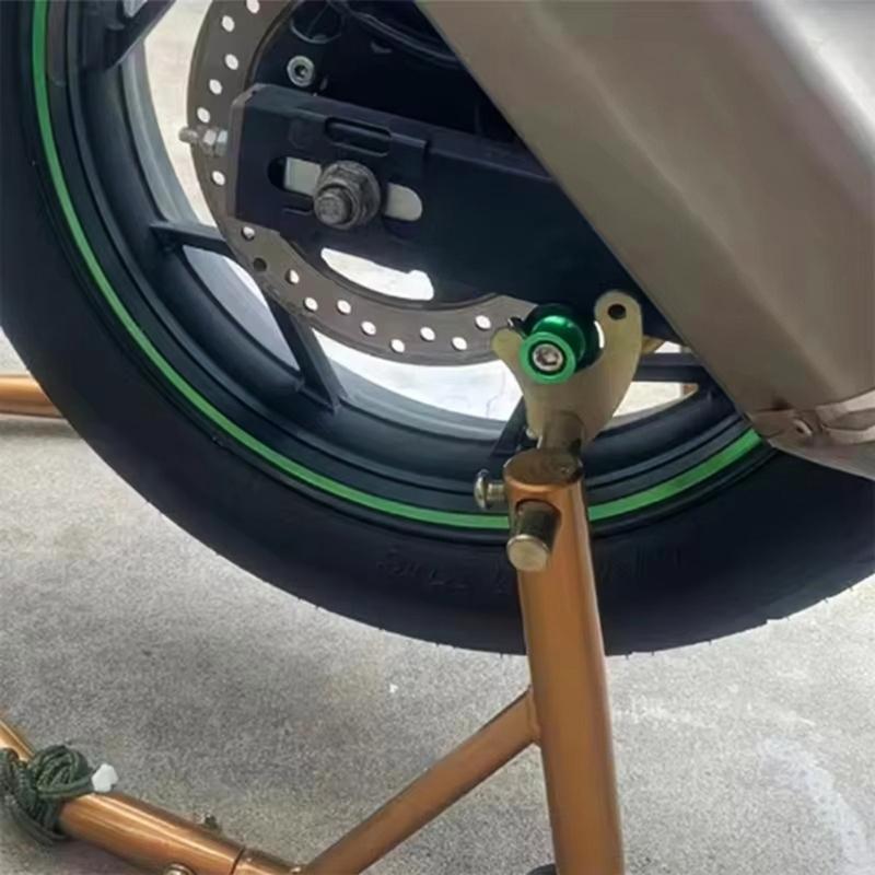 Motorcycle Kickstand Pegs Aluminum Motorcycle Stand Pegs Simple Installation for Personalizes Style & Superior Road Grip