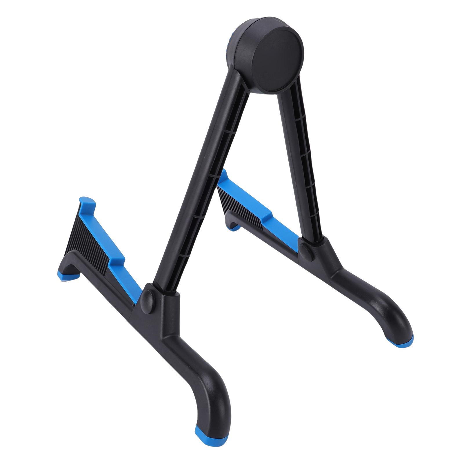 Складная напольная стойка для гитары, мягкая силиконовая подкладка, нескользящая, портативная, А-образная, для акустической гитары, для дома