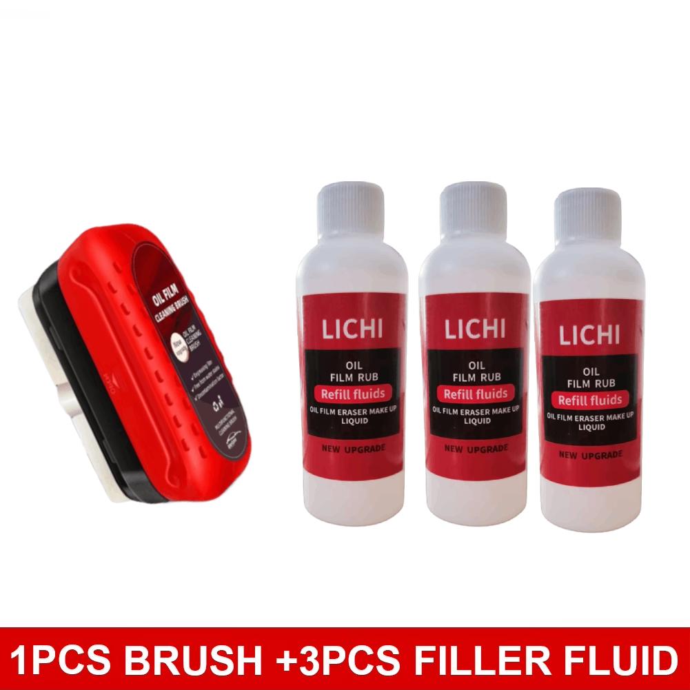 Auto Glass Sponge Cleaning Brush Car Window Glass Cleaner Removes Dirt Windshield Oil Film Stain Removal Car Glass Oil Film Wipe