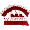 High Quality Exquisite Christmas Socks Candy Bags Letters Christmas Tree Ornaments Decorations Party Supplies