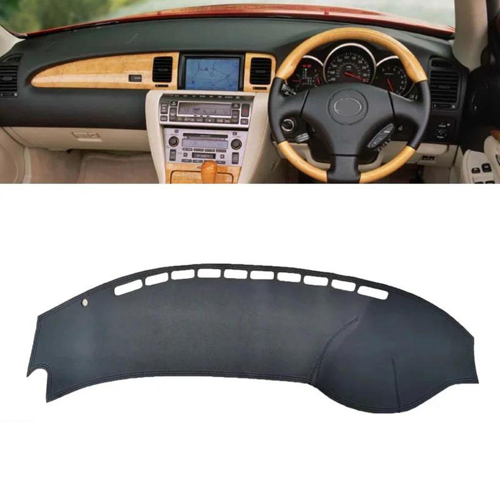 LIOUF Leather Car Dash Mat Dashboard Cover Pad Dash Mat Carpet for Lexus SC 430, SC430 G2, Z40 (2001-2005 -2010) Accessories