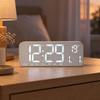 Digital LED Clock with Temperature Display Easy Reading Alarm