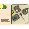 Kitchen Cookware Lid And Utensil Organizer With Aluminum Alloy Surface Mount For Countertop Use