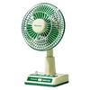 Stolní ventilátor s oscilační lopatkou, Dlouhá výdrž baterie 29 hodin, Nabíjení přes USB, Výkonný přenosný elektrický ventilátor, Zelený