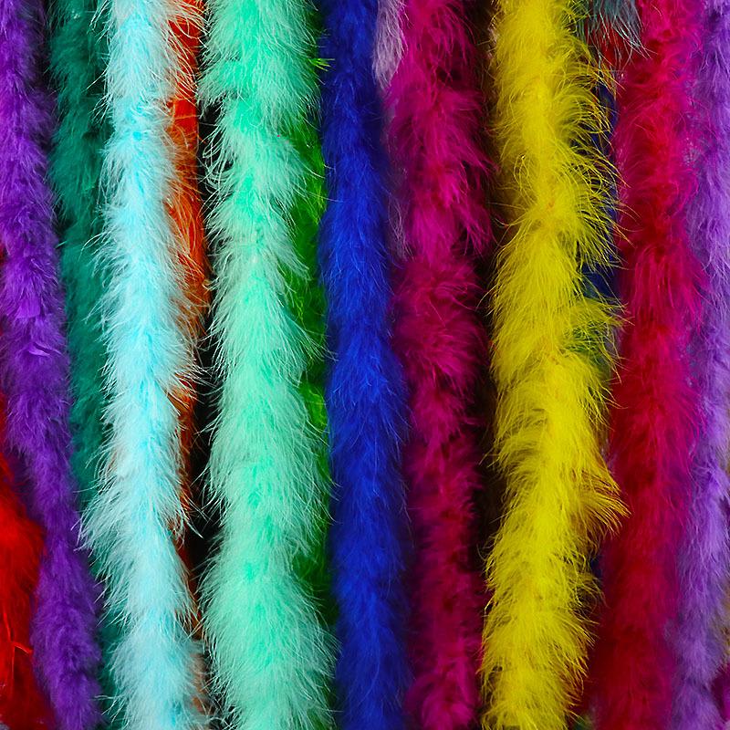 Colorful Turkey Feather Trim, 16g Single Layer for Clothing, Latin Dance Accessories, and Graduation Design