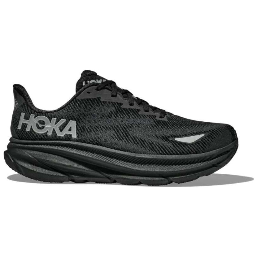 HOKA Clifton 9 GORE-TEX Triple Black 2023 Women Sneakers 1141490-BBLC