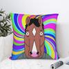 Poszewka na poduszkę BoJack Horseman Kwadratowa poszewka na poduszkę Urocza śmieszna poszewka na poduszkę do salonu krzesła