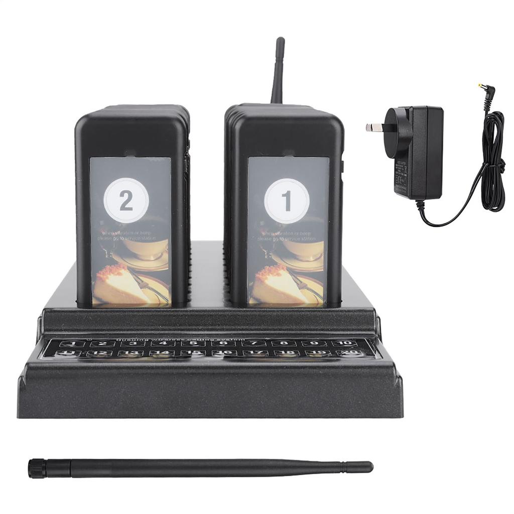 20 Channels Restaurant Pager Waiter Calling System Wireless Paging Queue System