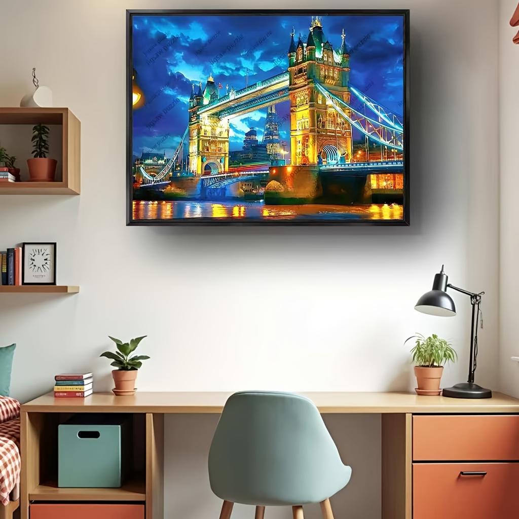 2000/1000/1314/520pcs,Jigsaw puzzles,Family Fun Adult Puzzle,Portable Cuboid DIY Art Decor,DIY Puzzles, High Quality Paper, Wa