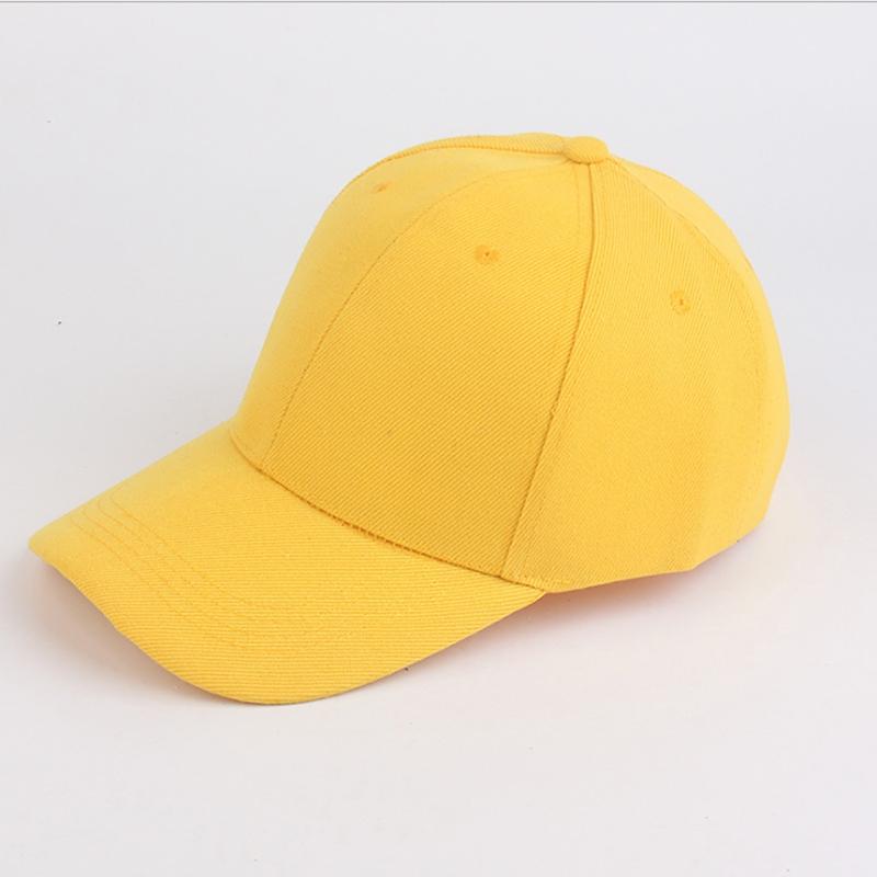 Verstellbare einfarbige Schattierung Hip Hop Unisex Baseballkappe Sonnenschutz Frühling Sommer Outdoor Herren Papa Hut Snapback