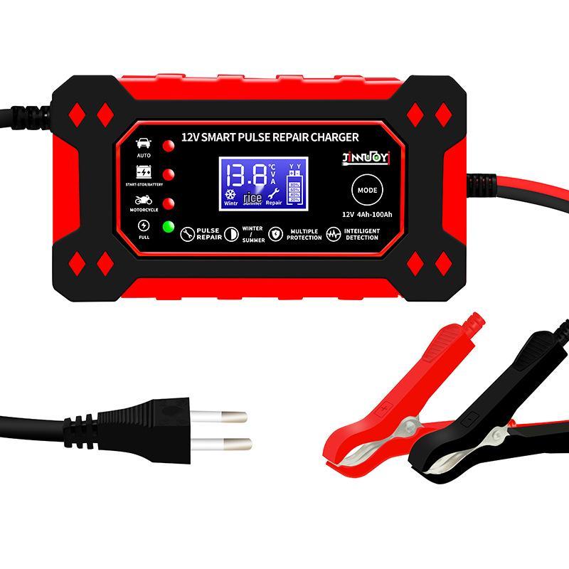 

12V 6A Smart Pulse Lead-Acid Battery Charger for Car and Motorcycle