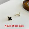 Arknights Mizuki Cos Game Four Leaf Clover Ear Earrings Animation Peripheral