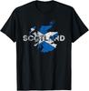 Scottish Map Flag Souvenir - Distressed Scotland T-Shirt Unisex T-Shirt