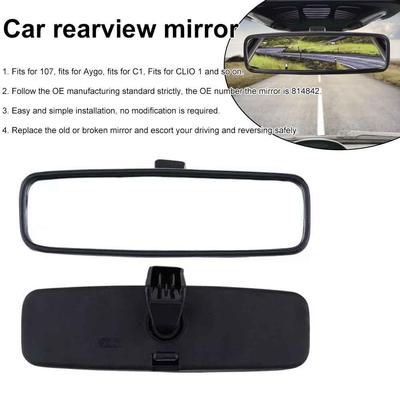 Interior Rear View Mirror for PEUGEOT Aygo C1 IQ, Windscreen Rearview Mirror Replacement for PEUGEOT Clio 1 M8Q9