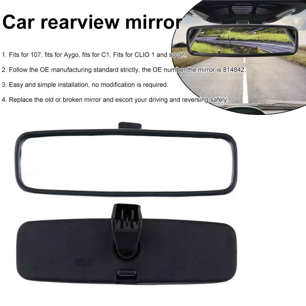 Interior Rear View Mirror 814842 For Peugeot Aygo Citroen C1 CLIO 1 206 Rearview Mirror Car Interior Mirror Replacement Mirror