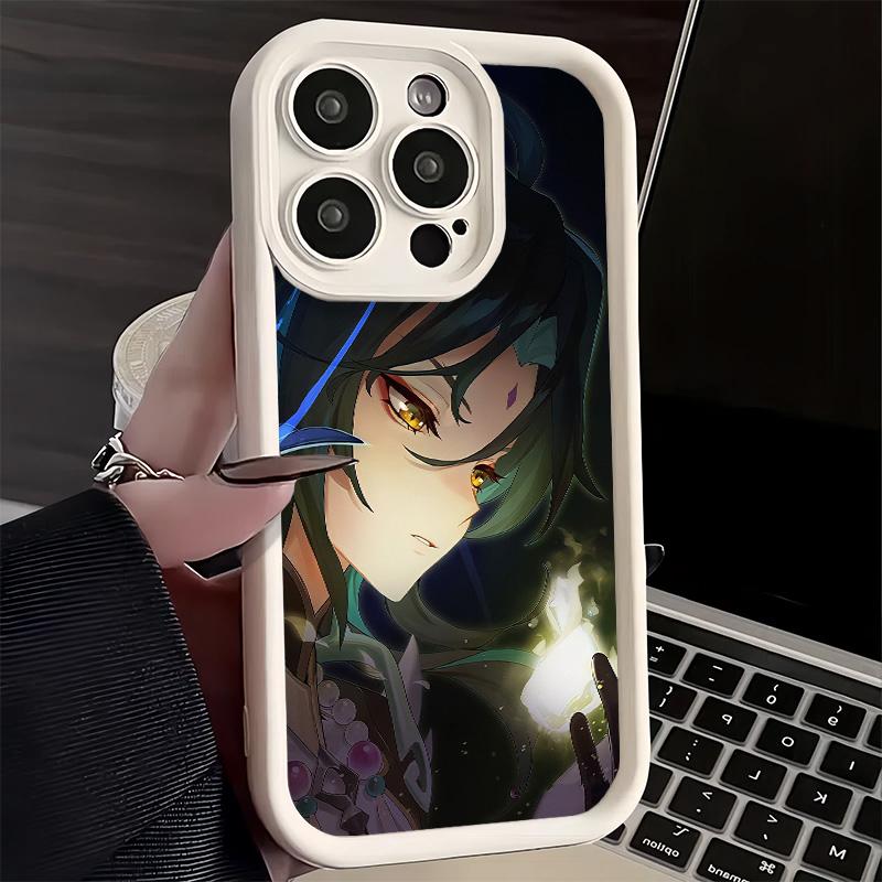 Phone Case for iPhone 17 Air 16E 15 16 Pro Max Genshin Impact Xiao Cover 14 Plus 13 12 Mini Soft Shell Silicone Fundas