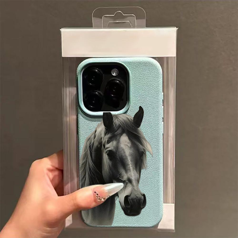 

Cool Black Horse Phone Case For IPhone 17 17Air 16 15 14 Plus 13 Pro Max Case For IPhone 11 12 Cover Funda Bumber Coque iphone 15 ProMax