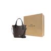 Coach Hanna 18 Marke Logo Magnetischer Druckknopf Abnehmbare Eimer Tasche Damen Umhängetasche Gold Braun Schwarz CR256-IMAA8