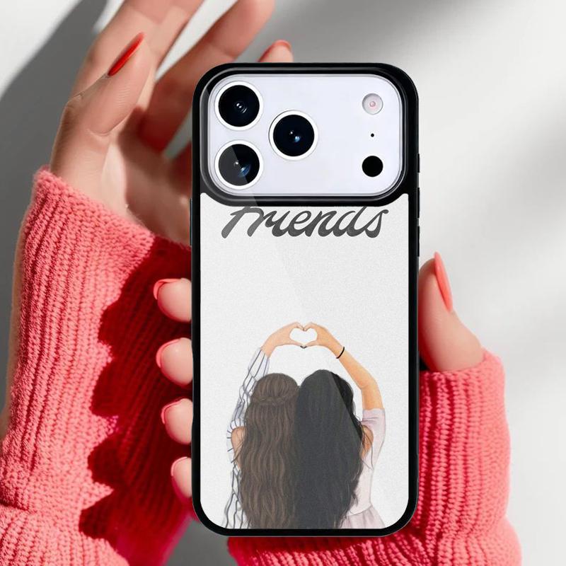 

Girls Bff Best Friends Forever Always Phone Case for iPhone 17 16 15 14 13 Pro Max Back Cover for 12 11 Pro Coque iPhone 11 Pro Max