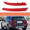 Reflective Strips For BMW X3 G08 2018 Car Rear Bumper Reflector Red Lens Warning Strip 63147419927 63147419928