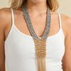 2026 Nouveau Design Personnalisé Alliage Tressé Collier Européen et Américain Pour Femmes Exagération Tendance Cool Long Collier