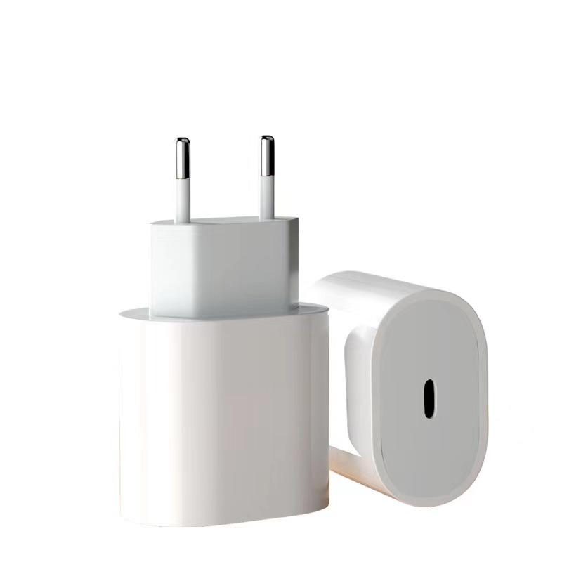 PD20W European Fast Charger for iPhone 13/17 & Tablets - 20W CE Certified.
