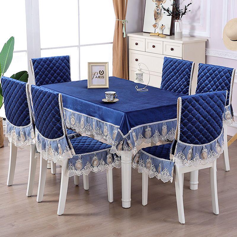 Wysokiej jakości chiński styl pogrubiony kwadratowy obrus biurkowy nowy styl antypoślizgowa poduszka siedziska obrus domowy obrus na krzesło