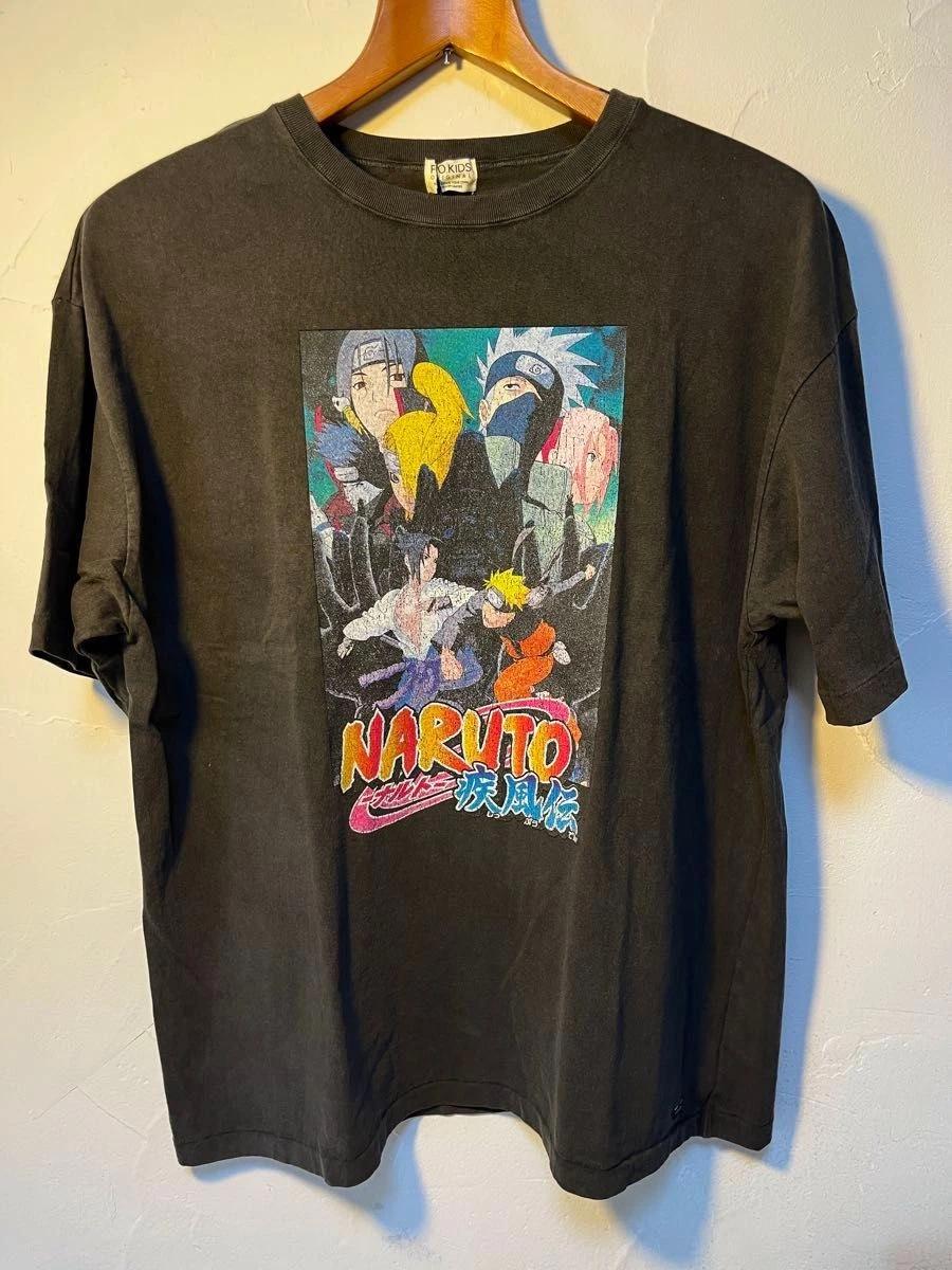 Naruto Shippuden Vintage Black T-Shirt Men s XL Official Anime Dark Graphic Rare 2XL