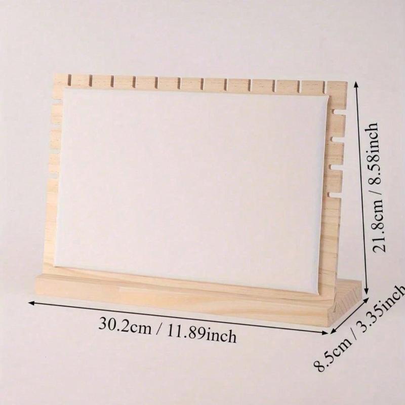 Creative Solid Wooden Jewelry Display Frame Fashion Necklace Holder Pendant Support Stand for Jewelry Showcasing