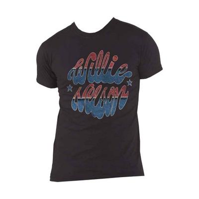 Willie Nelson Unisex Adult Americana Cotton T-Shirt