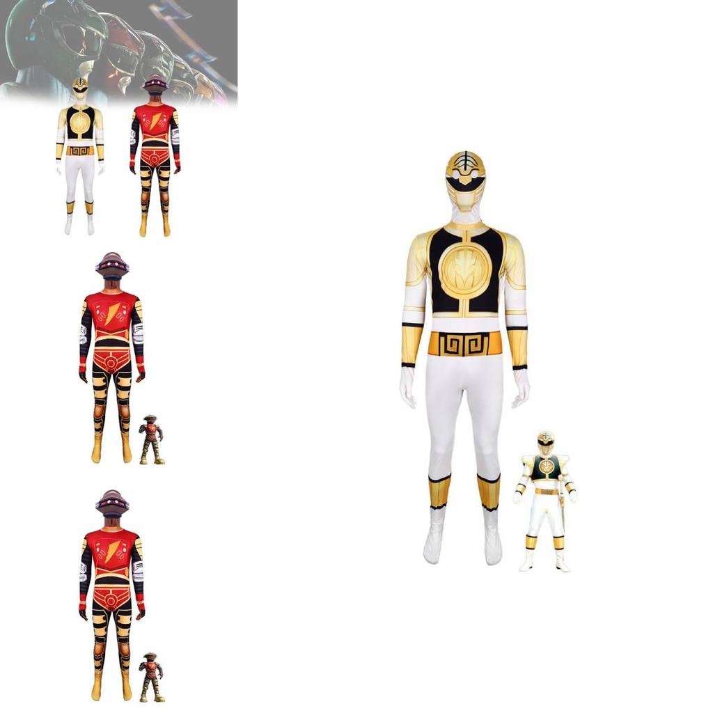 Mighty Morphin Power Rangers Dinosaur Cosplay Suit For Kids Halloween Costume Party