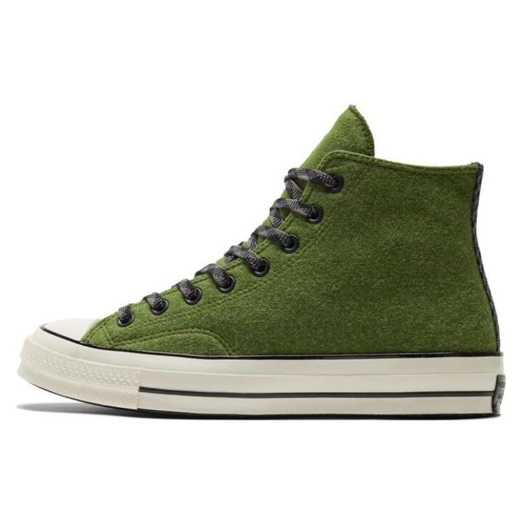 

Converse Chuck 70 High Unisex Flannel Green Black A04284C 35