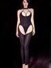 Sexy Hollow Out Women'S Jumpsuit High Elastic Bandage Sheer Transparent Cute Bodysuit Allure Woman Clothing Tights Fashion