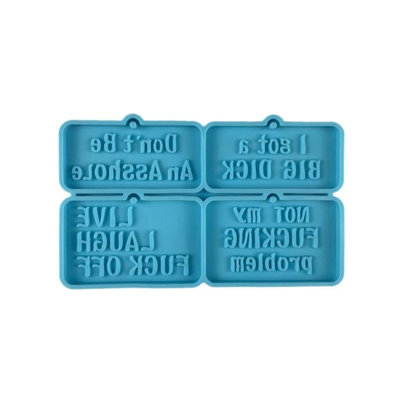 

Смола форма для ключей с отверстием складная прямоугольная силиконовая форма для ключей форма для подвески для ключей ручной работы подвески для сумок 4 синий