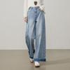 ESE-Y Women's Spring Collection Wide-Leg Denim Trousers