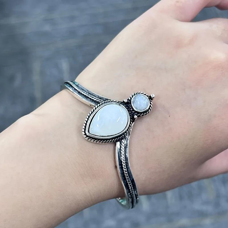 Vintage Bohemian Style Adjustable Bangle Bracelet Ideal for Daily Wear, Gifting, and Vacation Accessory, Bohemian Jewelry