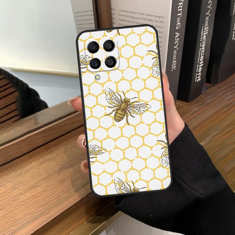 Bee Honey Cover For Samsung Galaxy M23 M33 M53 M13 M51 M11 M31s M30s M12 M32 M52 M20 M14 M34 M54 Case