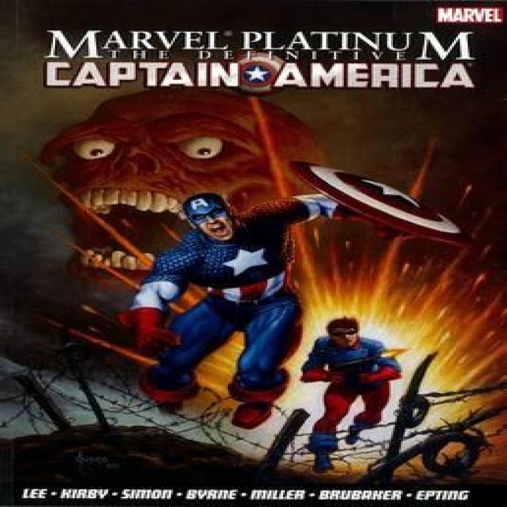 Marvel Platinum The Definitive Captain America by Stan Lee Paperback Book 9781846534836