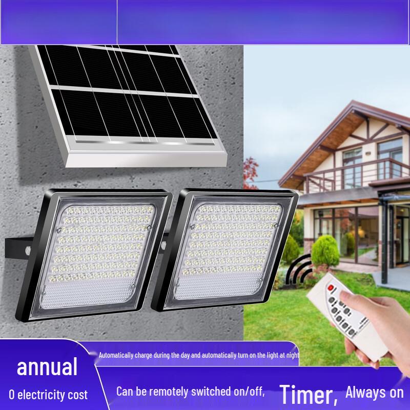NuFeng Dual-Head Solar Floodlight