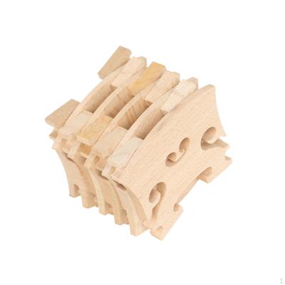 10Pcs Ahorn Violine Brücke 4/4 Ersatzteile Handgemachte Professionelle Instrument Zubehör für