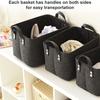 Organizer-Tasche Filz Tragbarer Korb Stoff Aufbewahrungstasche Schlafzimmer Organizer Bin Auto Kofferraumkorb